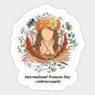 embrace equity international women's day 2023 Sticker